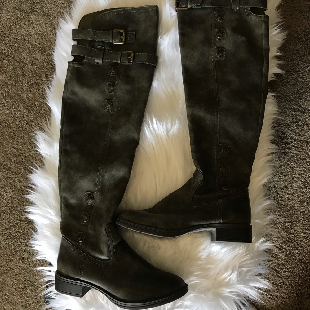 Libby Edelman Padma Womens Over the Knee Boots